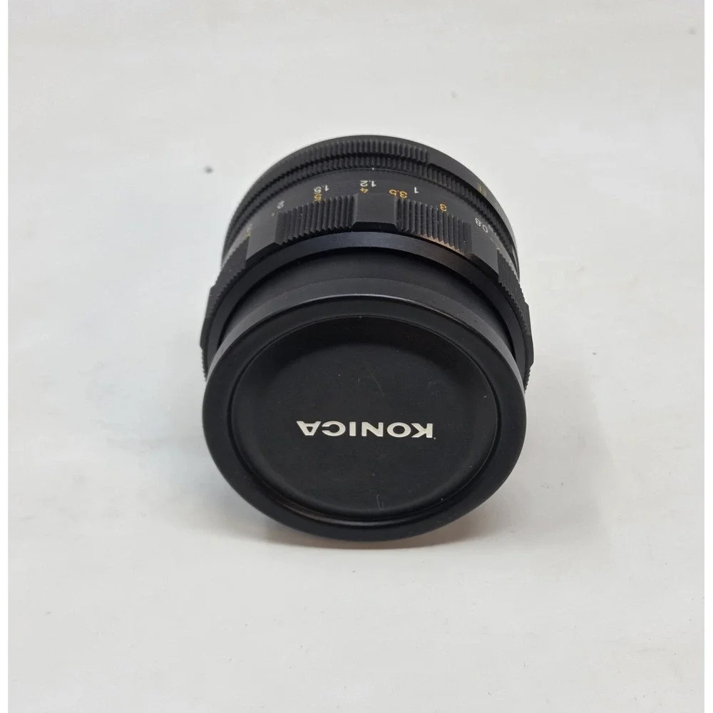 Konica Hexanon AR 57mm f/1.4 Lens Konica AR Mount Camera Lens Japan w/ Cap